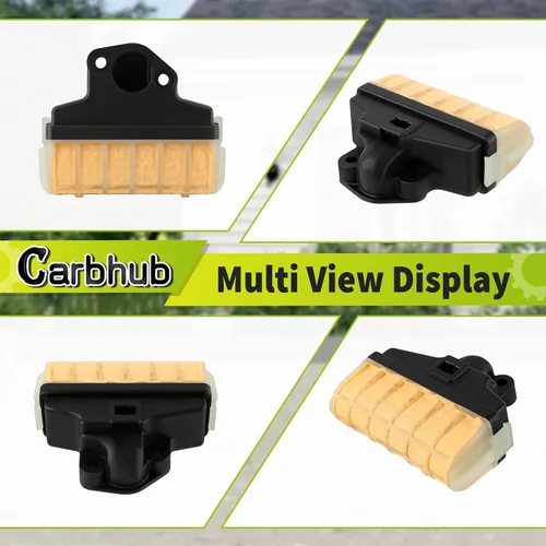 Miniatura 6 de Carbhub 1123-120-1651 Filtro de aire + Bujía + Filtro para línea de combustible y aceite para motosierra STIHL 023 025 MS210 MS230 MS250 con filtro