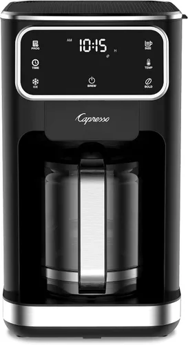 Miniatura 2 de Capresso Cafetera con pantalla táctil de 12 tazas con jarra de vidrio