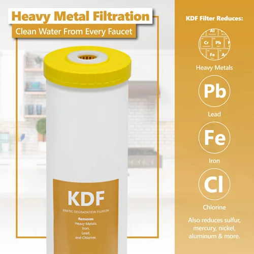 Miniatura 2 de Express Water Juego de filtros de agua para toda la casa para metales pesados, kit de reemplazo de filtración de agua de 3 etapas, sedimentos
