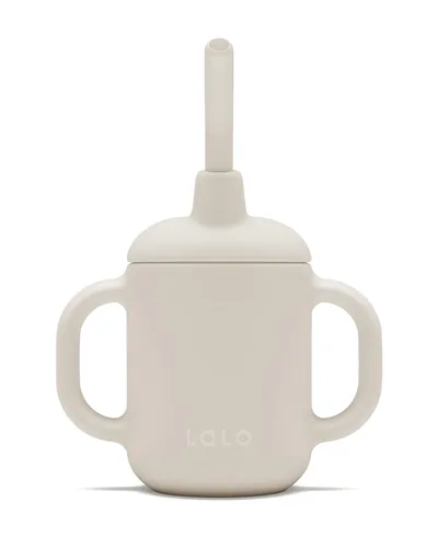 Miniatura 13 de Lalo Little Cup, Vaso con Pajita de Silicona No Tóxica con Asas - Vaso Entrenador para Bebés y Niños Pequeños - Sistema de Entrenamiento de Mini