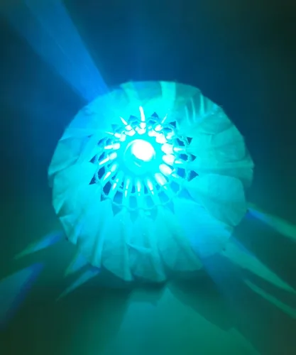 Miniatura 5 de LED de bádminton Birdies, LED colorido volante oscuro noche ganso pluma resplandor pájaros iluminación interior actividades deportivas al aire libre