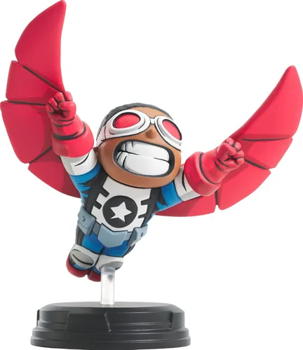 Miniatura 2 de Diamond Select Toys Marvel Animated Series: La estatua del halcón, Multicolor