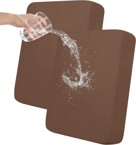 Miniatura 10 de Easy-Going - Fundas elásticas 100% impermeables para cojín de sofá, funda protectora para cojín de sofá, protector de muebles elástico para niños