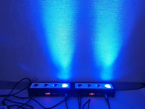 Miniatura 6 de Luz LED para escenario de lavado de pared, 4 piezas, X3W RGB 3 en 1 LED y casa de aluminio completo de 7 modos DMX512 para discoteca/fiesta/teatro