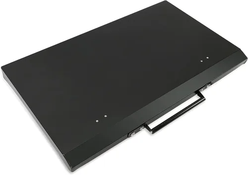 Miniatura 9 de ECOTRIC Tapa de parrilla de 36 pulgadas, con recubrimiento en polvo, aluminio negro, compatible con plancha Blackstone de 36 pulgadas, piedra negra
