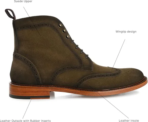 Miniatura 2 de TAFT Botas The Mack para hombre con cuero natural Vachetta de grano completo