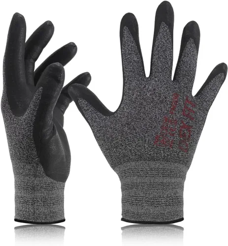 Miniatura 13 de DEX FIT Nitrile Work Gloves FN330,Stretch Fit, Touchscreen, Power Grip in Wet & Oily Conditions, Men & Women