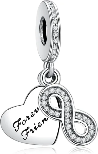Annmors Dijes de joyería de animales para mujer, plata de ley 925, colgante con circonita cúbica, cuentas de joyería para niñas, regalos de