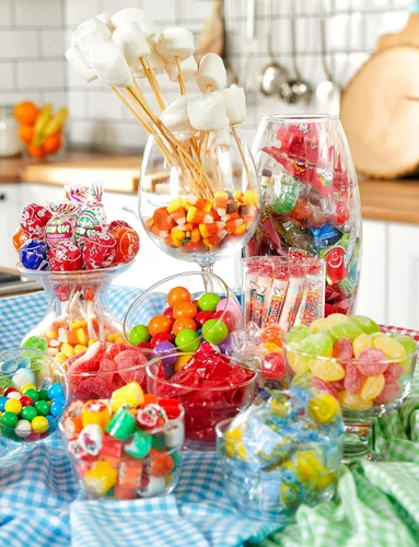 Miniatura 3 de Sarah's Candy Factory Mini caramelo gomoso de ojo en frasco, 3 libras