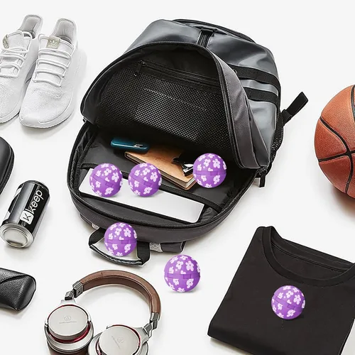 Miniatura 9 de Scent-Hi - Pelotas desodorantes para tenis de lavanda, paquete de 6 unidades, aroma natural, ambientador de zapatos, bolas giratorias, eliminador