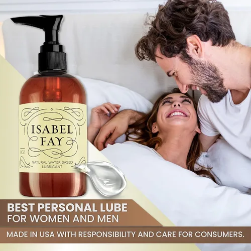 Miniatura 4 de Lubricante íntimo, personal y natural para piel sensible Isabel Fay, base acuosa, etiqueta discreta, el mejor lubricante personal para mujeres