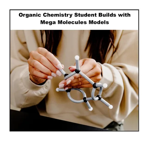 Miniatura 3 de Mega Molecules Organic Plus Molecular Model Set - Kit de química orgánica para estudiantes y profesores Visualiza estructuras, enlaces
