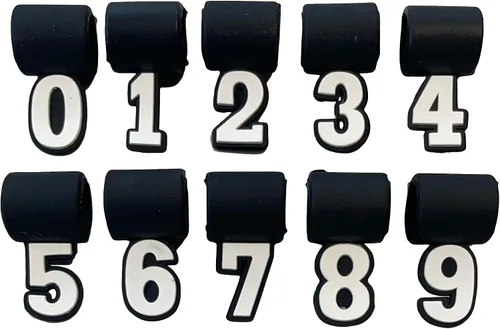 Dijes de silicona para collar de béisbol de tornado, bandera de EE. UU., cruz 4:13, número de jersey Números uniformes de