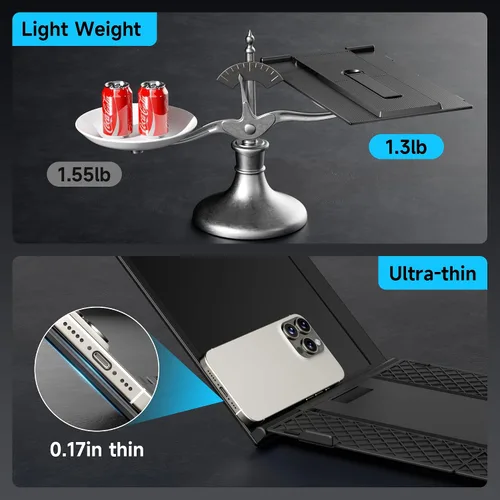 Miniatura 3 de Extensor de pantalla para portátil de 0.17 pulgadas, ultrafino, 14.2 pulgadas, FHD 1080P IPS, monitor portátil para laptop, extensor de monitor