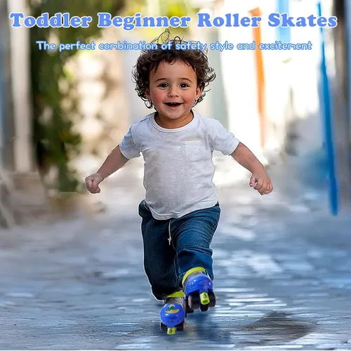 Miniatura 6 de Kids Roller Skates for Girls and Boys Age 2-4 Years Old,Adjustable Quad Toddler Children Beginner Roller Skates