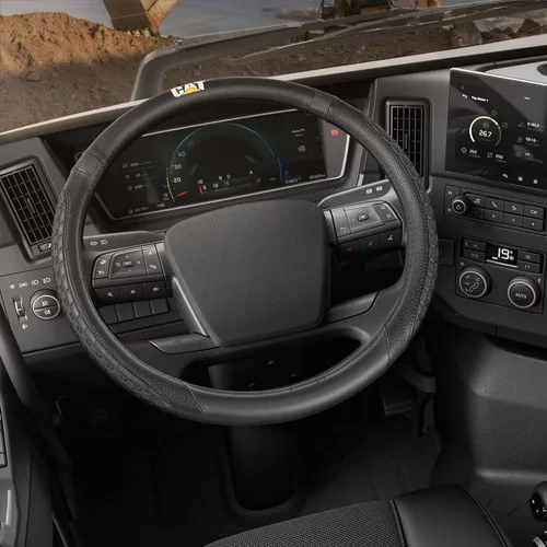 Miniatura 21 de Caterpillar Funda para volante ergonómica de dos tonos, agarre de piel suave.