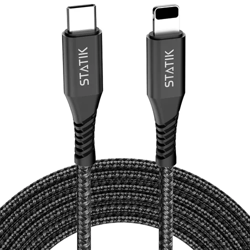 Miniatura 11 de Cable de Carga Iluminado Statik - Cable de Carga LED Trenzado GloBright, Cable de Carga 100W Iluminado Super Rápido, Transferencia de Datos, Cable
