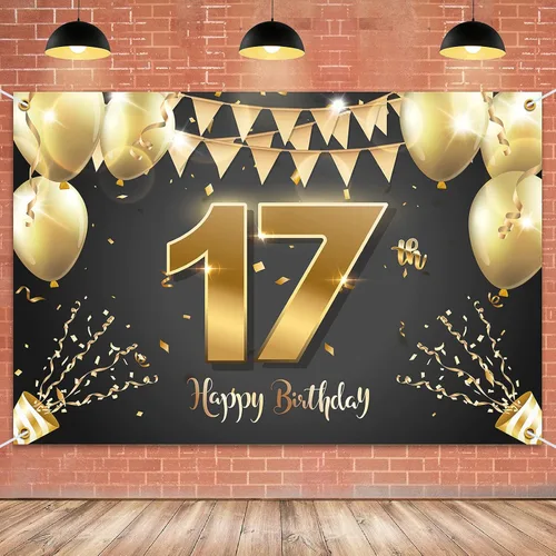 Miniatura 31 de HAMIGAR Fondo de pancarta de feliz cumpleaños número 10 de 6 x 4 pies, decoraciones de cumpleaños de 10 años, suministros de fiesta para niñas