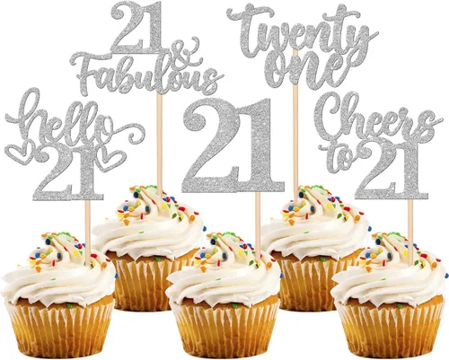 Miniatura 28 de 30 piezas de adornos para cupcakes de 12 cumpleaños feliz, brillantes doce, hola 12, felicitaciones a 12 años, adornos para cupcakes, 12