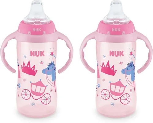 Miniatura 8 de NUK First Choice - Vaso grande para aprendizaje 2.0, 10 onzas, taza para sorber con asas, a prueba de derrames, a prueba de fugas, vaso con popote