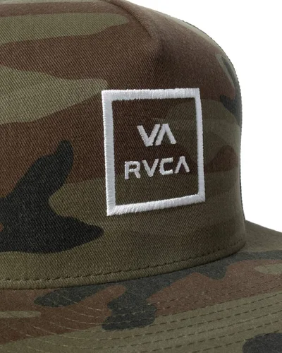 Miniatura 3 de RVCA Gorra de camionero ajustable Snapback para hombre