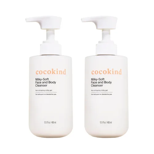 Miniatura 7 de Cocokind Milky-Soft Limpiador facial y corporal, gel hidratante facial y corporal para pieles sensibles, limpiador suave con ceramidas, sin