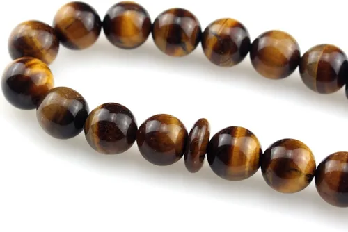 Miniatura 2 de Muslims Islamic 33 Dhikr Tasbeeh Tasbih - Cuentas de oración con borla, Ojo de tigre