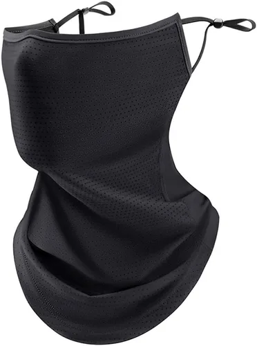 Polaina de cuello para hombres y mujeres, protección contra el polvo y el sol, pasamontañas, transpirable, resistente al viento, cubierta facial