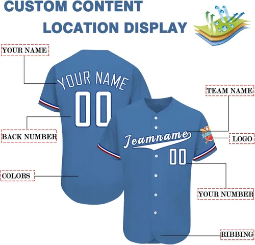 Miniatura 2 de Camiseta de béisbol personalizada para hombre, a rayas, con botones, cosidas, para mujeres, jóvenes, niños, uniforme deportivo