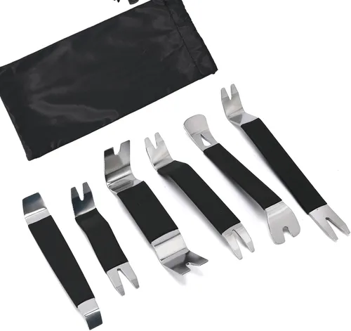 Miniatura 2 de Saihisday Herramienta de extracción de molduras automáticas, herramienta de palanca de metal, removedor de sujetadores automáticos para panel