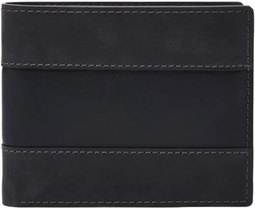 Miniatura 34 de Fossil Billetera plegable de cuero para hombre con ventana de identificación abatible para hombres