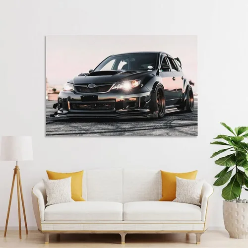 Miniatura 3 de Fbroceh Jdm - Póster de auto negro Wrx Sti Aesthetics, póster artístico y arte de pared, póster moderno para decoración de dormitorio familiar, 12 x