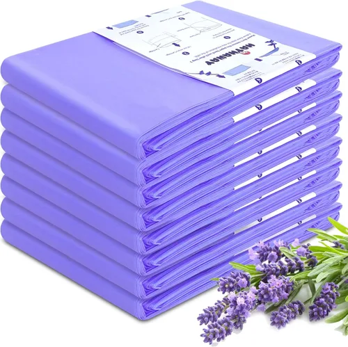 Recambios compatibles con Dekor Classic, 30% de longitud extra, paquete de 8 forros para cubos de pañales, aroma a lavanda