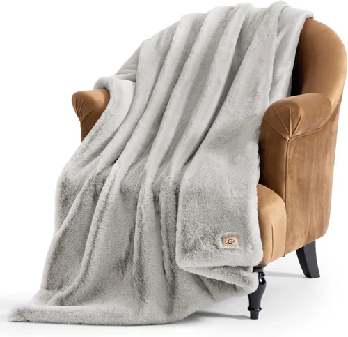 Miniatura 12 de Manta UGG Euphoria de pelo sintético de felpa, manta cálida y esponjosa para sofá o cama, decoración de lujo para dormitorio, mantas esponjosas