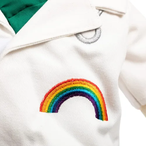 Miniatura 8 de HollyHOME Oso de Peluche Doctor Oso de Peluche en Batas y Bata Blanca Regalos para Médicos Estudiantes y Niños 16 Pulgadas, Crema