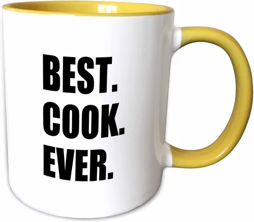 Miniatura 11 de 3dRose mug_179769_2 Best Cook Ever - Taza de cerámica con texto en inglés "Best Cook Ever" para los chefs más grandes del mundo y fanáticos