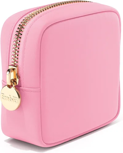 Miniatura 38 de Embla Bolsa de maquillaje de viaje para cosméticos y bolsa de artículos de tocador, bolsa de nailon con cremallera, lindo organizador de maquillaje