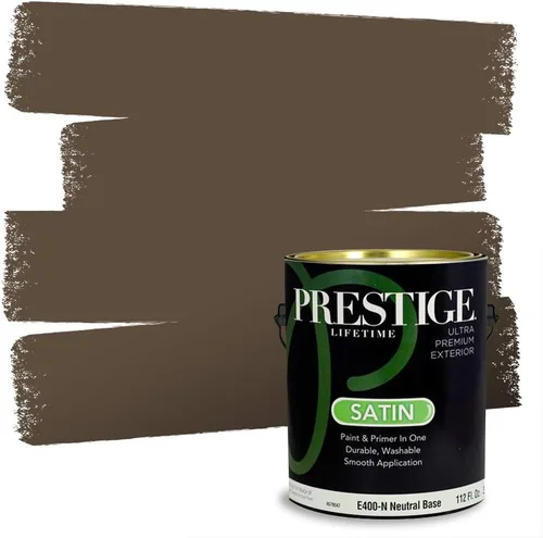 Miniatura 117 de Prestige Paints - 2 en 1, pintura base y pintura de exterior, P500-N-SW7020 SW6991-PCM