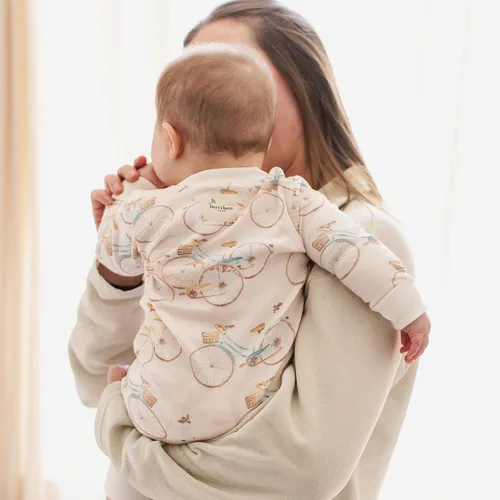 Miniatura 235 de Burt's Bees Baby - Pijama de una pieza para bebé, mameluco para dormir y jugar, algodón 100% orgánico, cremallera frontal