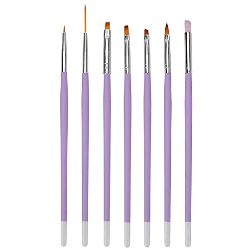 Miniatura 2 de 7 bolígrafos acrílicos de uñas de gel UV para pintura + 2 paquetes de diamantes de imitación de cristal holográfico AB para manicura, decoración