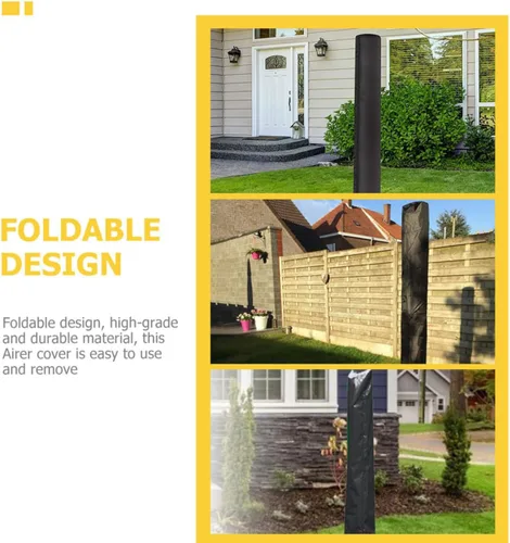 Miniatura 8 de Cubierta protectora impermeable de tela Oxford para exteriores, para patio, 66.14 x 6.29 x 6.29 pulgadas, resistente a la intemperie, para jardín