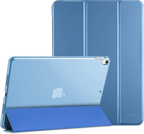 Miniatura 22 de ProCase Funda Inteligente para iPad Air de 10,5" 3ª Generación 2019 / iPad Pro 2017, Funda Delgada con Soporte con Parte Trasera Translúcida Negro