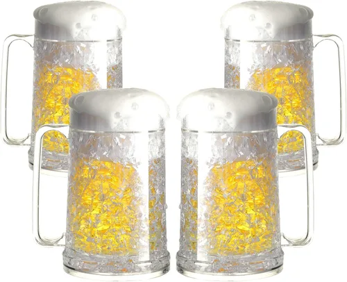 Miniatura 2 de Auhafaly Taza congeladora de doble pared, taza de hielo aislada con gel de 16 oz/15.2 fl oz (juego de 4)