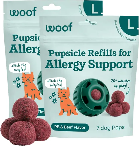 Miniatura 26 de WOOF Pupsicle - Paletas de repuesto para calmar – Recambios de larga duración para el juguete Pupsicle para promover la calma – Golosinas calmantes