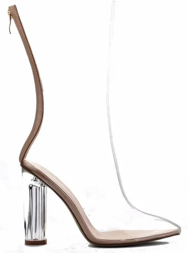 Miniatura 3 de Cape Robbin ELLA-1 - Botas de vestir de plexiglás transparentes para mujer