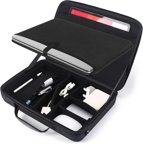 Smatree Bolsa de hombro rígida para laptop MacBook Pro M4 2024/M3 2023, iPad Pro M5 de 13 pulgadas 2025/11 pulgadas iPadPro M5 2025/13 pulgadas iPad