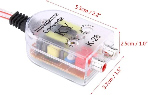 Miniatura 3 de Audio para coche Convertidor de alta a baja frecuencia Divisor Subwoofer Regulador Filtro CD Amplificador Otros accesorios interiores