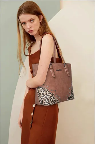 Miniatura 2 de Montana West Juego de bolso de 3 piezas con estampado de leopardo para mujer
