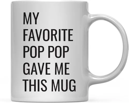 Miniatura 44 de Andaz Press Taza de café divertida de 11 onzas, regalo de broma, My Favorite Aunt Gave Me This Cup, 1 paquete, sobrino sobrino, cumpleaños, Navidad