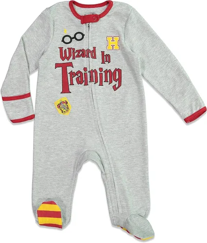 Miniatura 2 de Harry Potter Conjunto de 4 piezas para bebé con cierre para dormir y jugar, manta con babero y paño para eructos